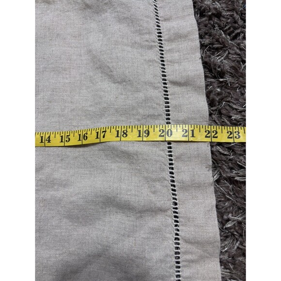 Pottery Barn Napkins Wide Hem Cotton 20 x 20” Charcoal Gray Set of 14 - Picture 4 of 5